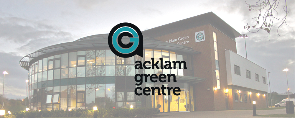 Acklam Green Centre Exterior with Logo Banner Image